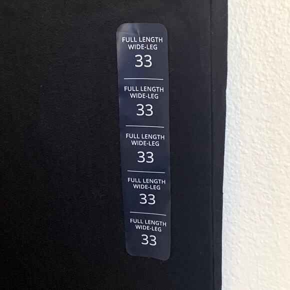 NWT J.Crew Factory Wide-leg Full-length Jean All-day Stretch in Black BU832 - Picture 12 of 15